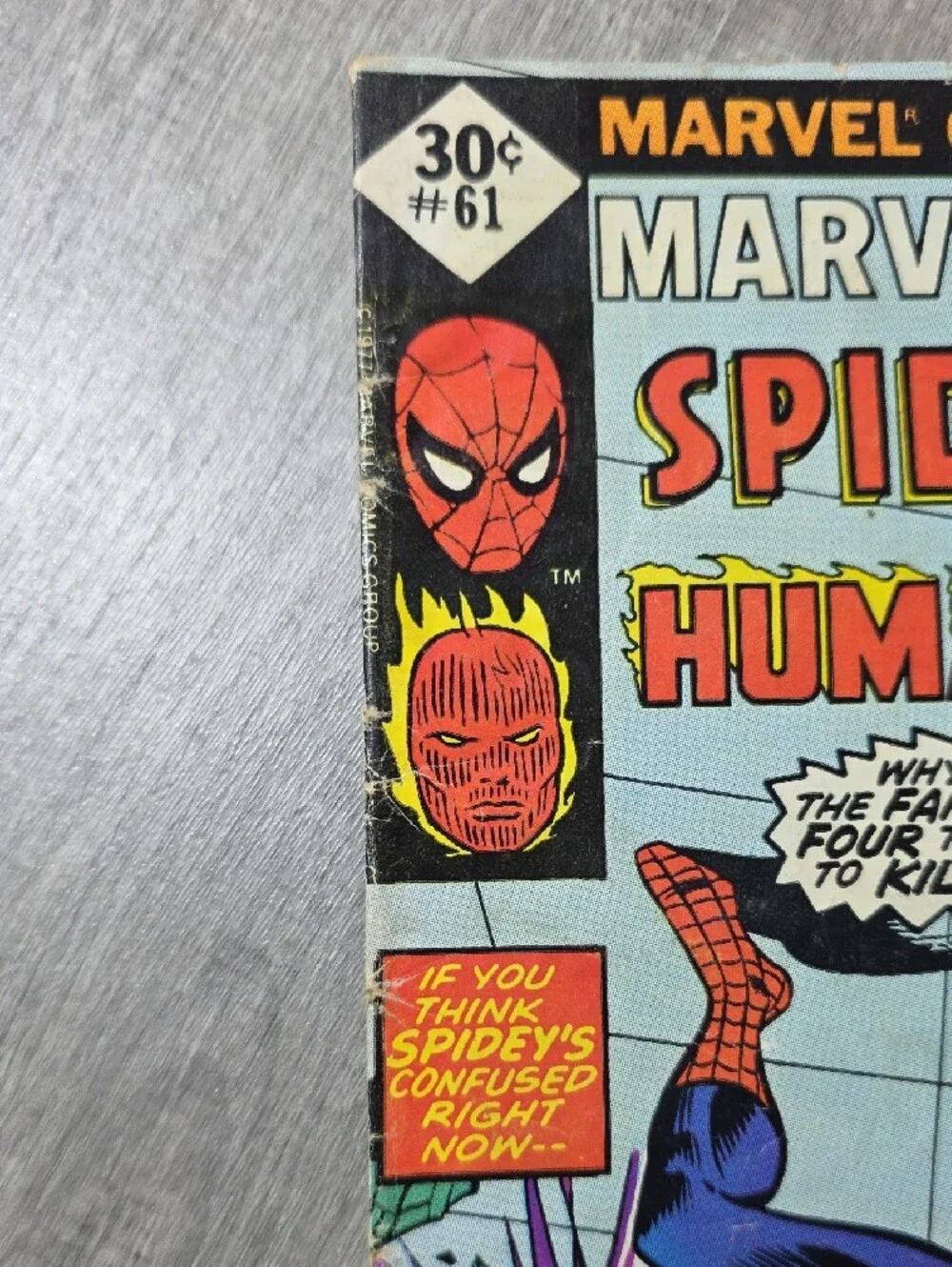 Marvel Spider-Man & Human Torch Comic Wall Art - Multicolor